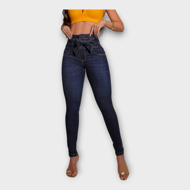 Lucie Bezkonkurenčněelegantní Džíny S Vysokým Pasem