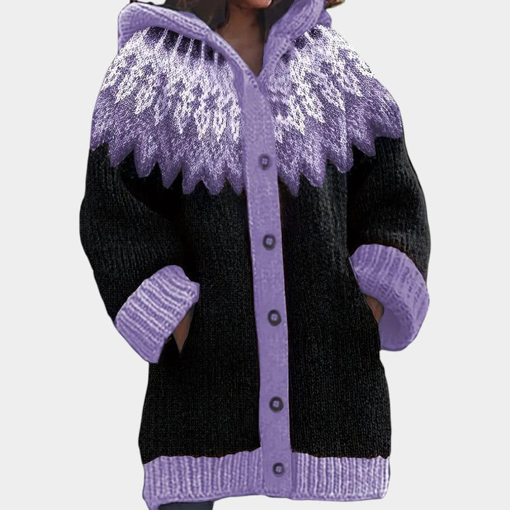 Klára - Ležérní kardigan s kapucí