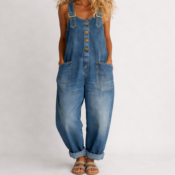 Rocio | Ležérní Džínové Kalhoty s Nastavitelnou Sponou