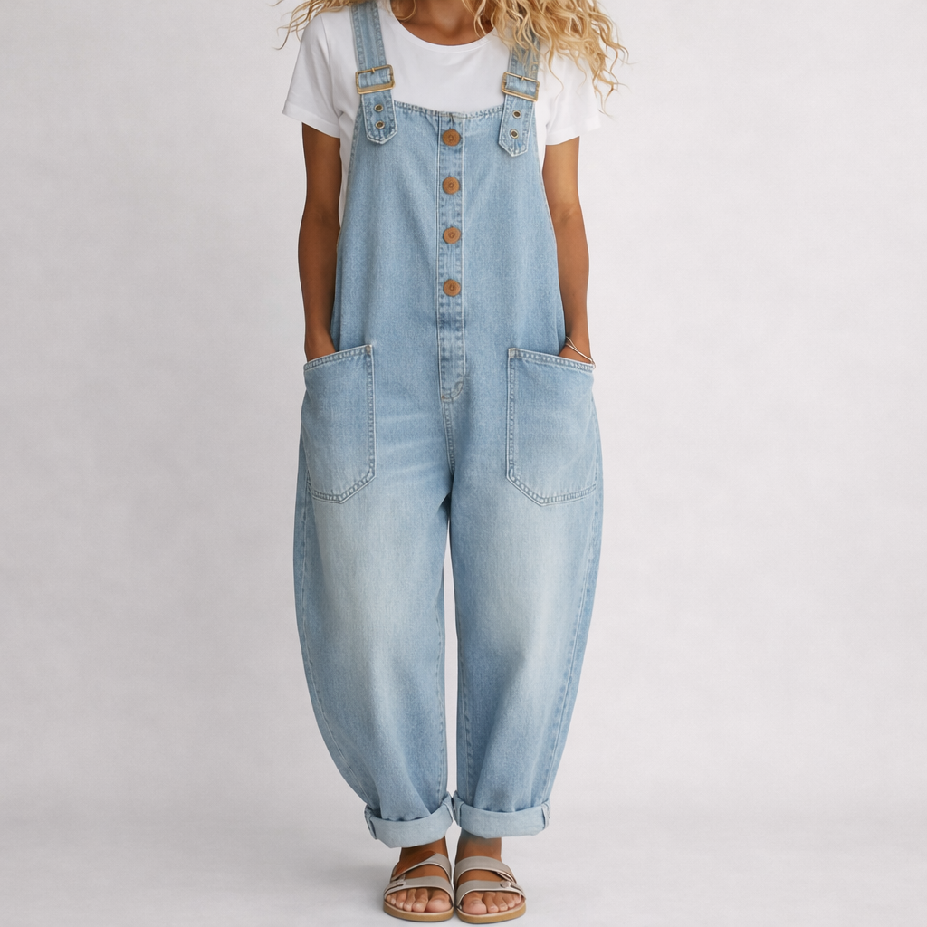 Rocio | Ležérní Džínové Kalhoty s Nastavitelnou Sponou