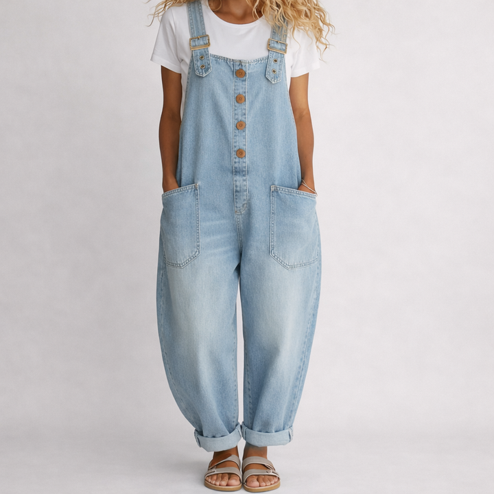 Rocio | Ležérní Džínové Kalhoty s Nastavitelnou Sponou