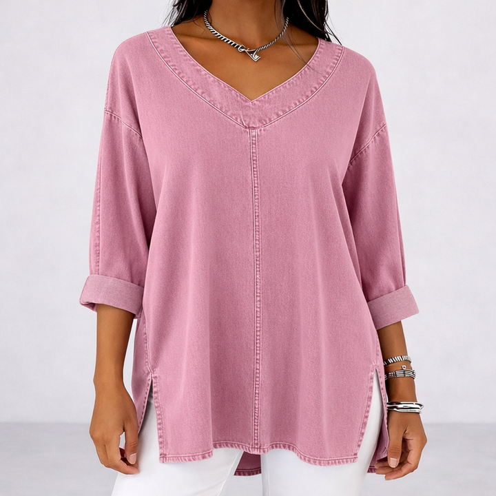 Jessica | Ležérní Top s Výstřihem do V