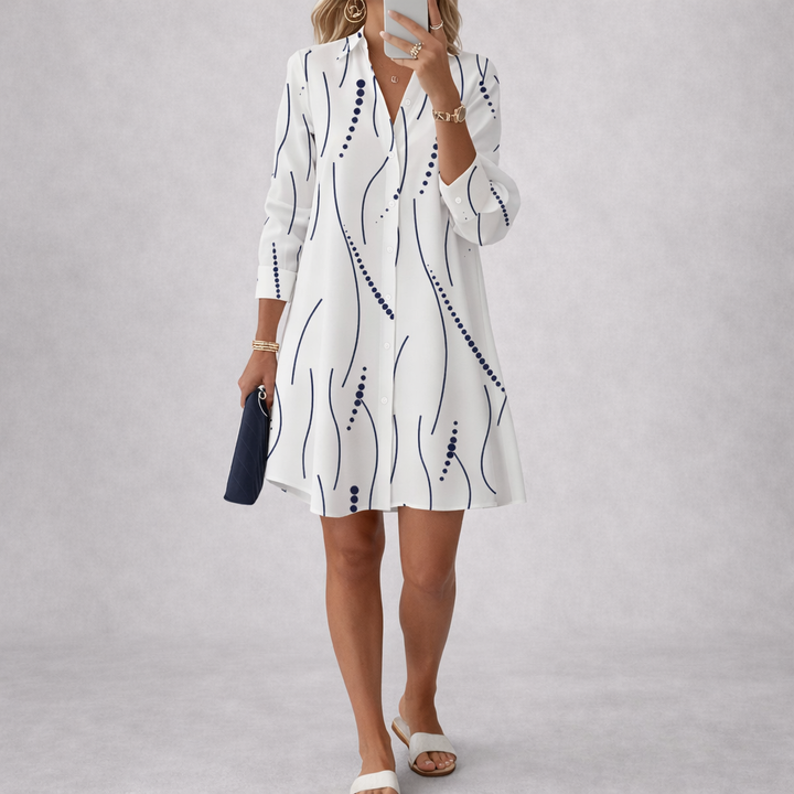 Claudine | Elegantní a lehká košilová šaty