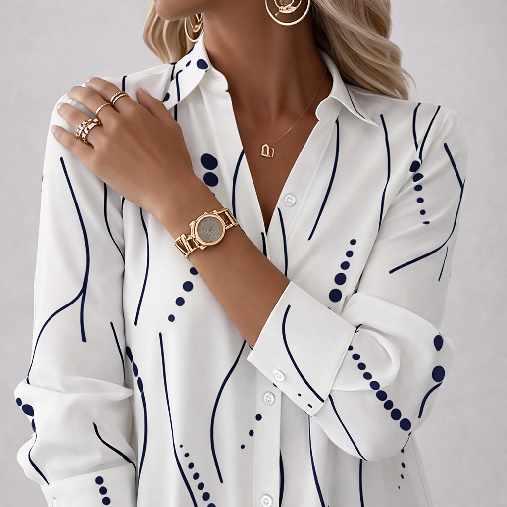 Claudine | Elegantní a lehká košilová šaty