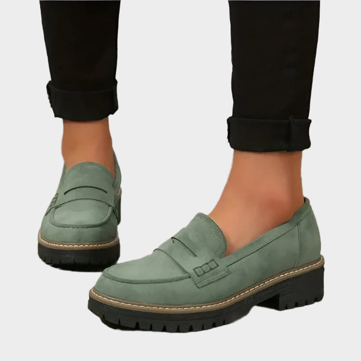 Věnceslava Nadstandardní Mokasíny S Masivní Podrážkou