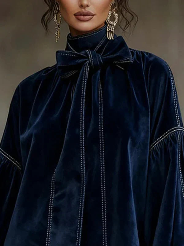 OLIVIA | Elegantní sametové minišaty