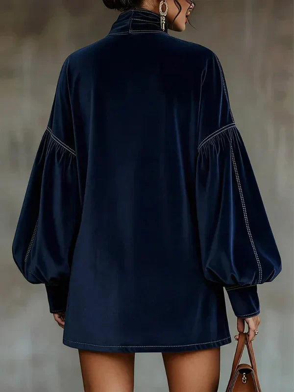 OLIVIA | Elegantní sametové minišaty