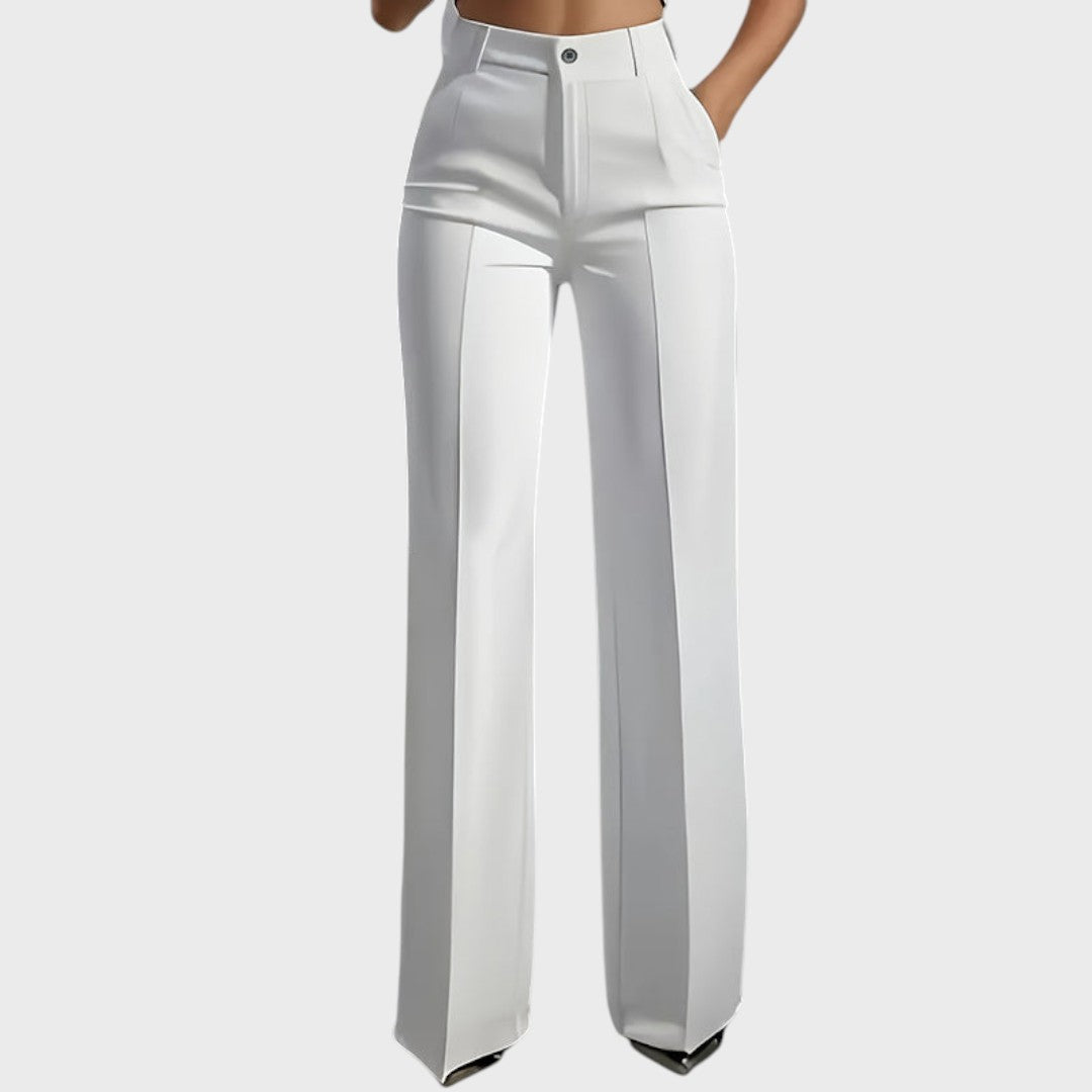 Karolína - Elegantní kalhoty s vysokým pasem