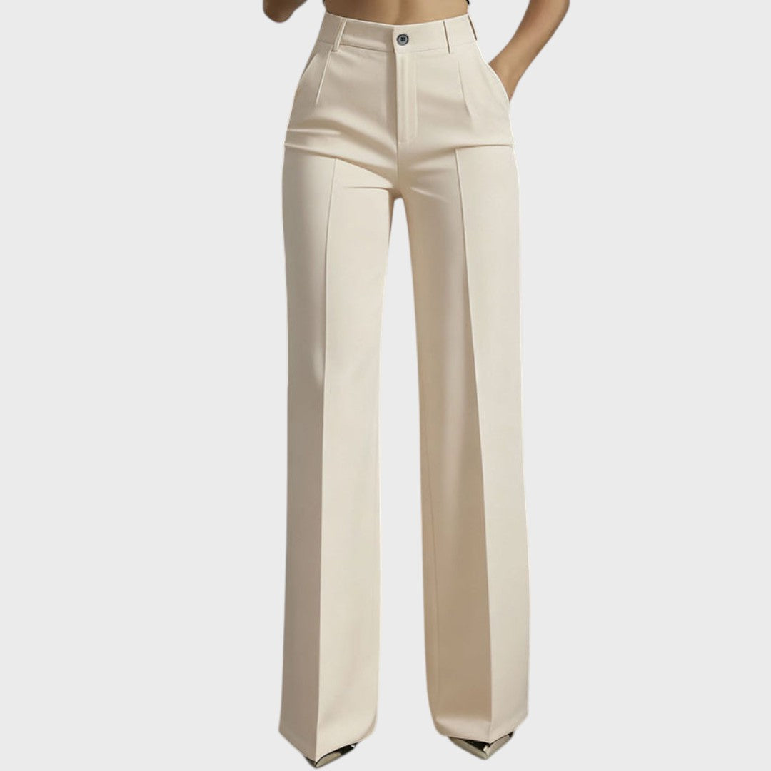 Karolína - Elegantní kalhoty s vysokým pasem